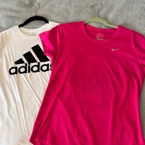 BOGO Nike Dry Fit Top & Free NWT Addidas Dry Fit